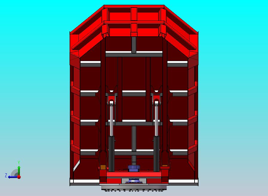C50R-5吨履带车厢转向装置