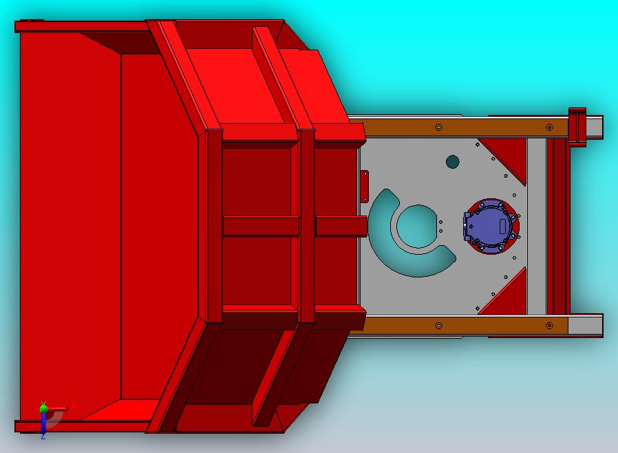 C50R-5吨履带车厢转向装置