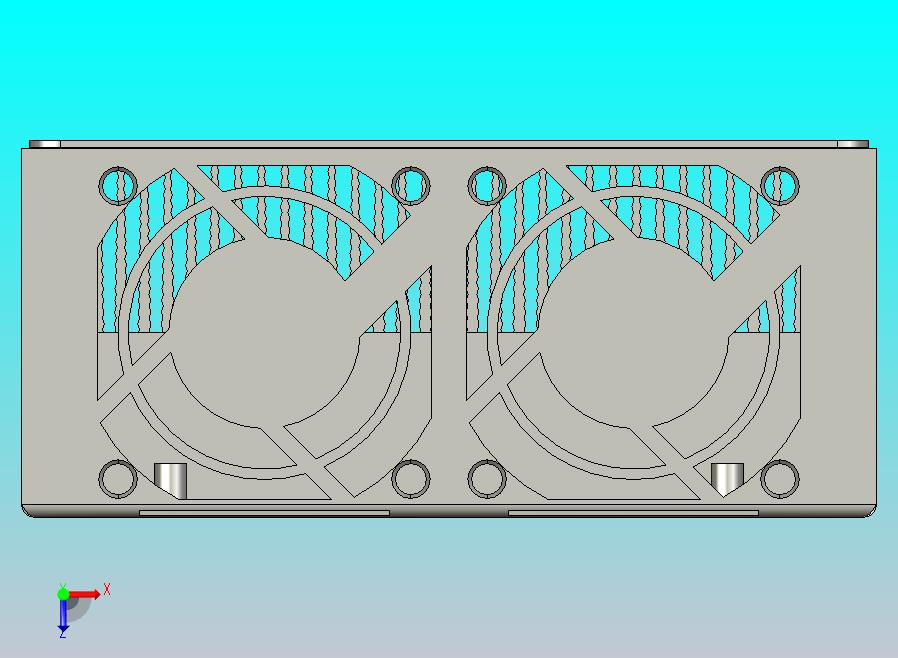 120W箱柜除湿机外壳