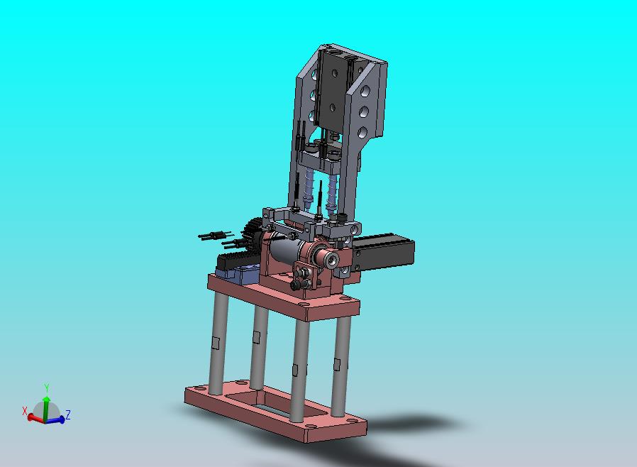 弹簧分料翻转机构