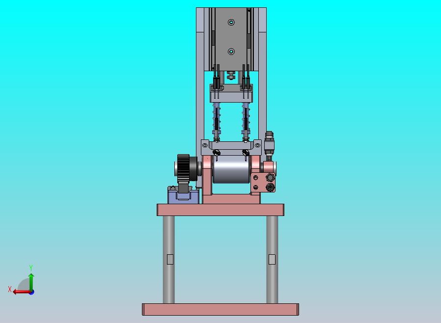 弹簧分料翻转机构