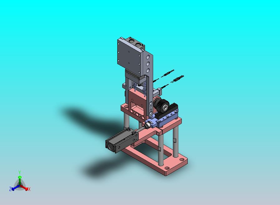 弹簧分料翻转机构