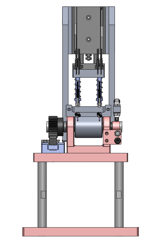 弹簧分料翻转机构