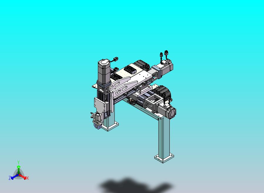 反装三轴平台取料