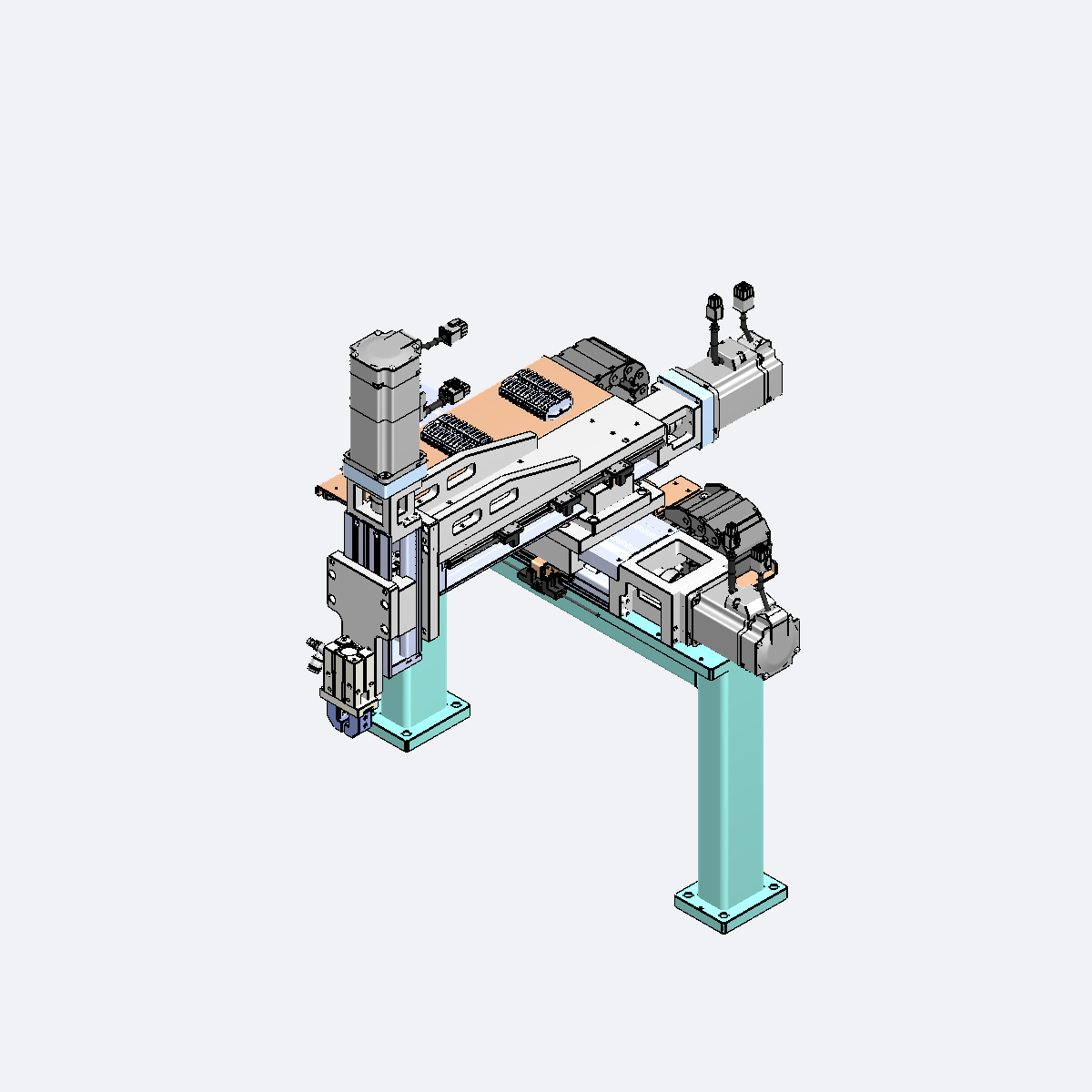 反装三轴平台取料