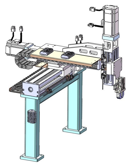 反装三轴平台取料