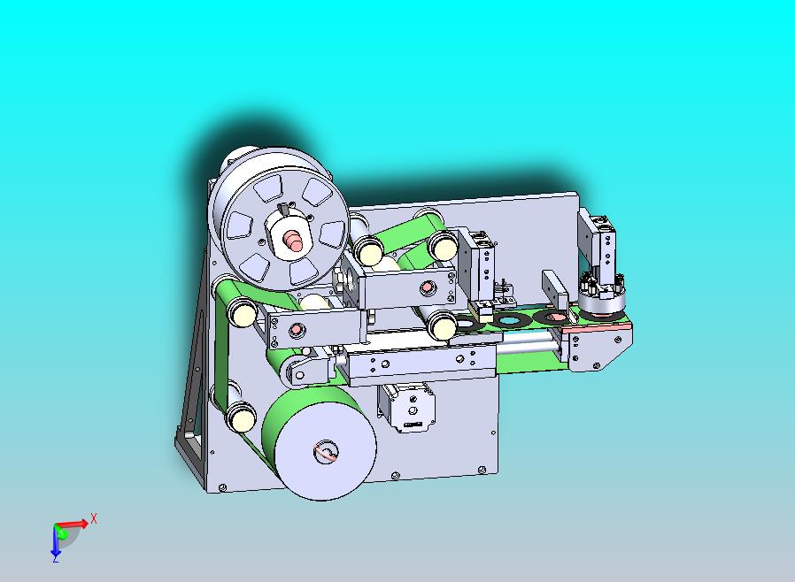 后撤式贴标模组