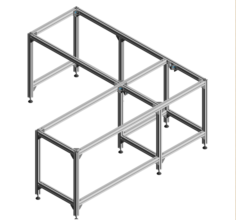 铝型材转角书桌（B站OER造物）