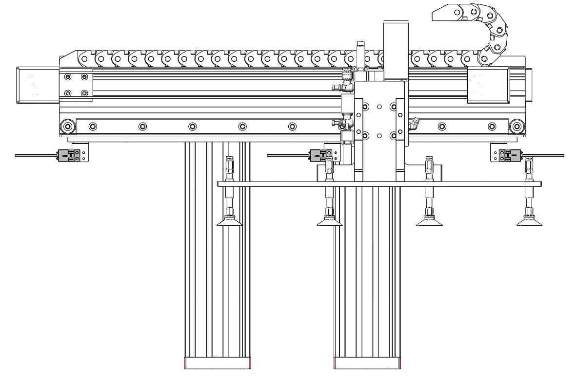 长距离取料模组