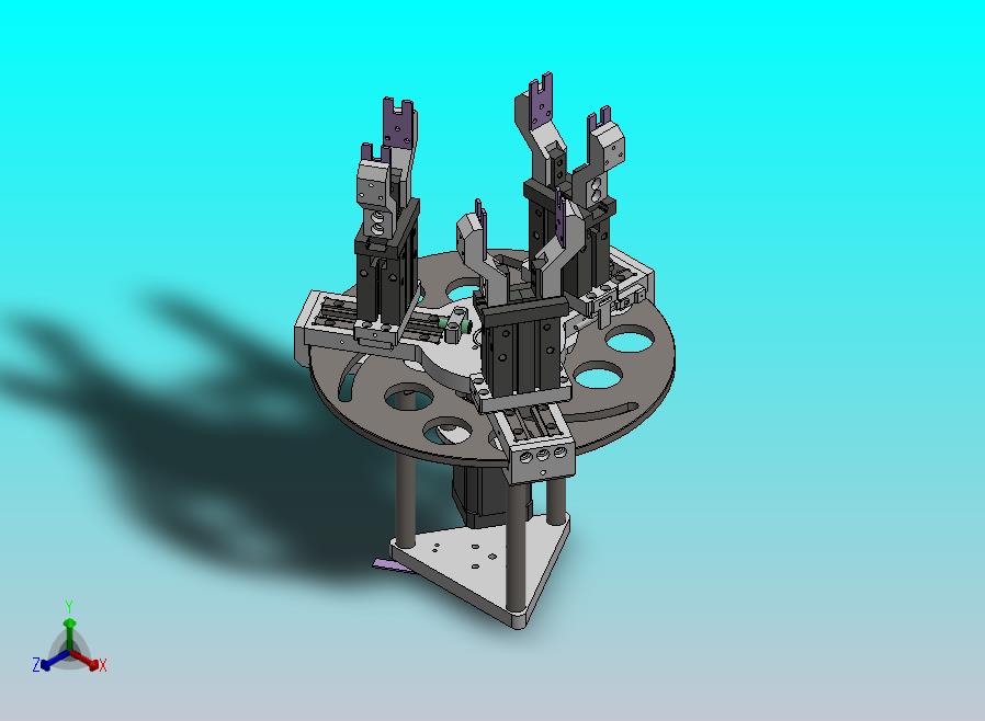 旋转变距夹爪组件