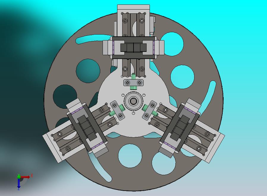 旋转变距夹爪组件