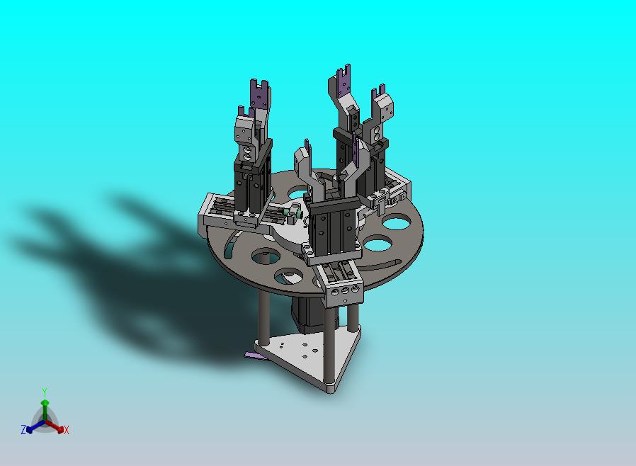 旋转变距夹爪组件