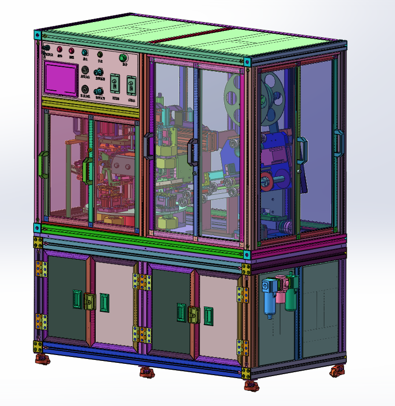 手机后盖贴膜设备