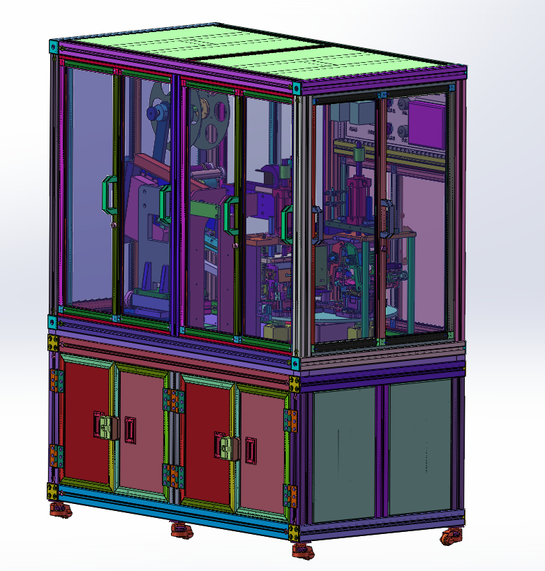 手机后盖贴膜设备