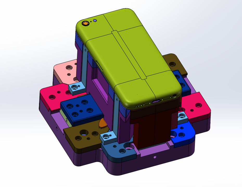 手机后盖贴膜设备