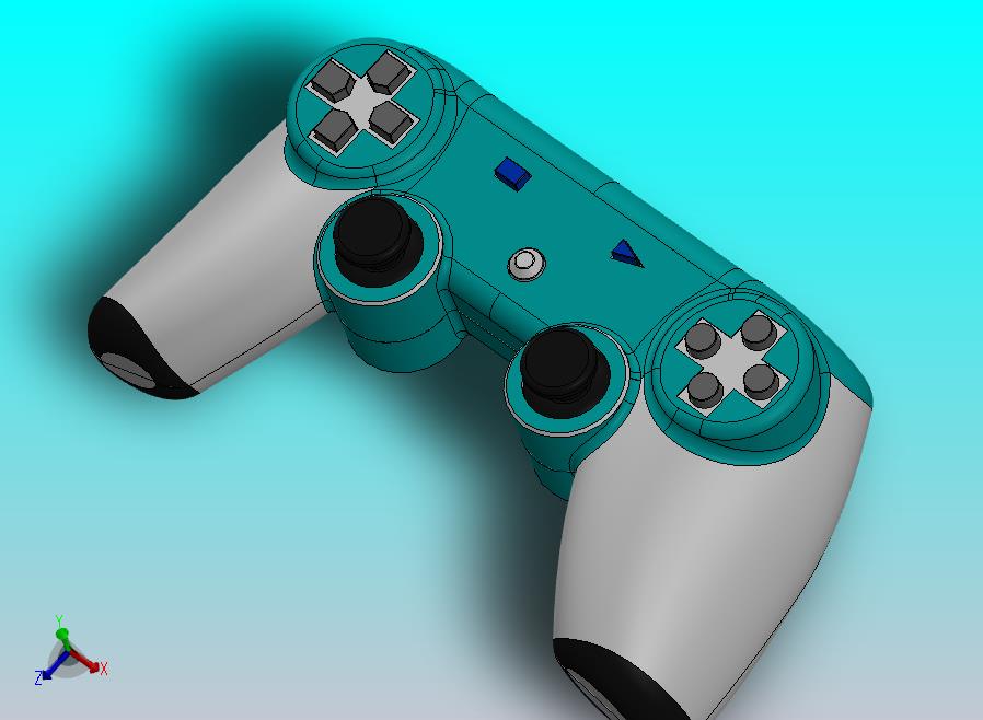 游戏手柄(曲面建模练习)