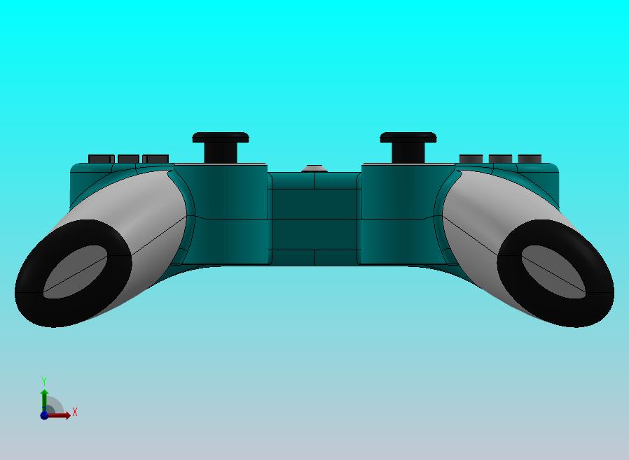 游戏手柄(曲面建模练习)