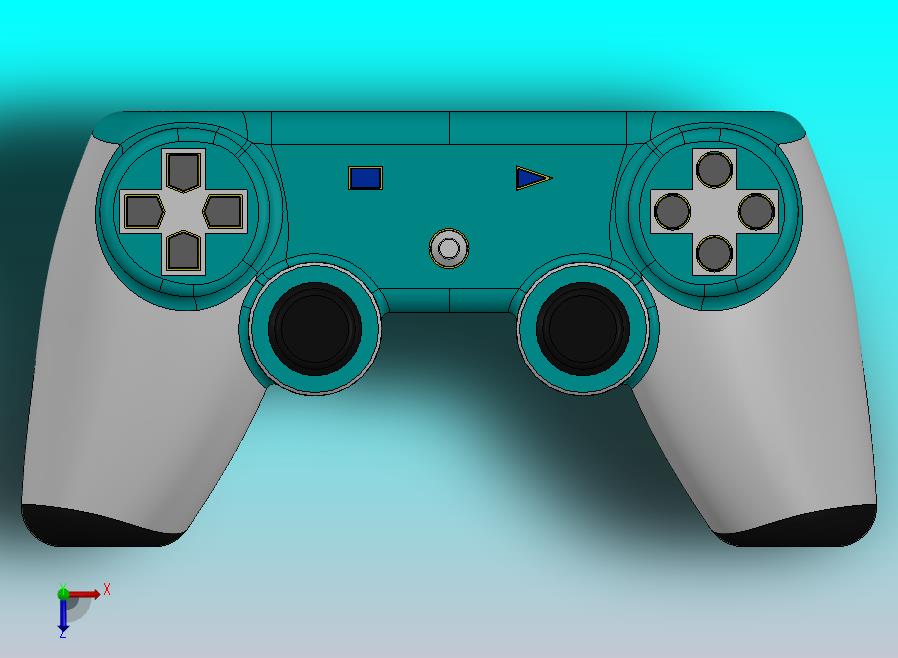 游戏手柄(曲面建模练习)