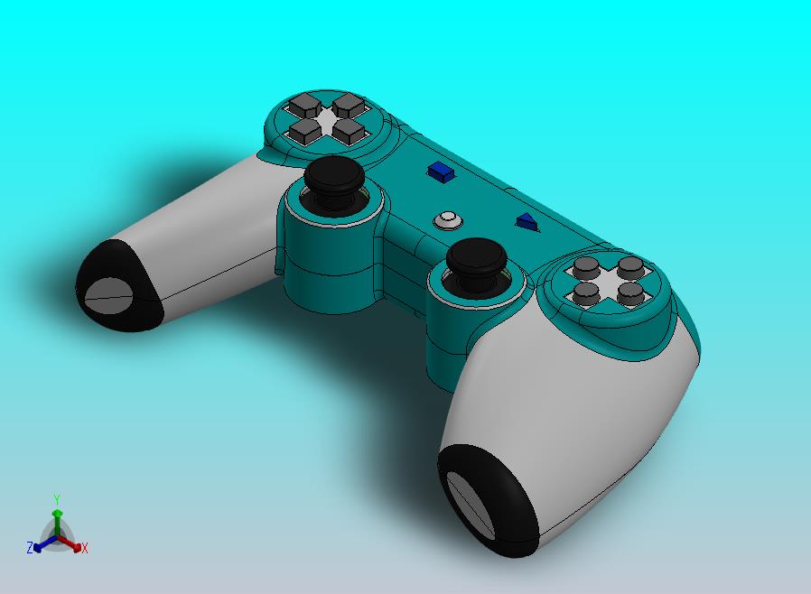 游戏手柄(曲面建模练习)