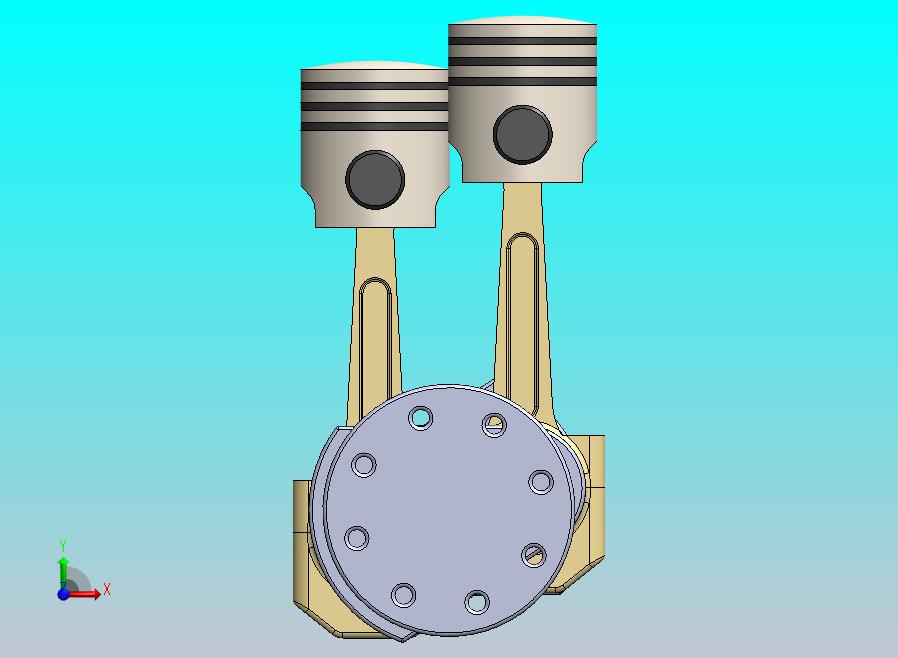 气缸发动机总成..zip