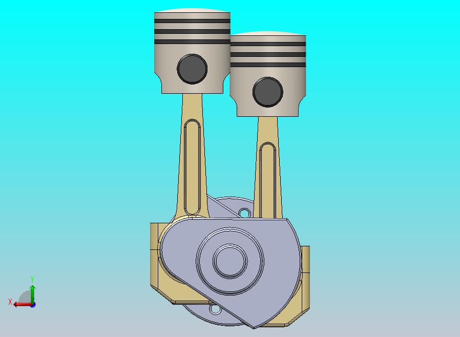 气缸发动机总成..zip