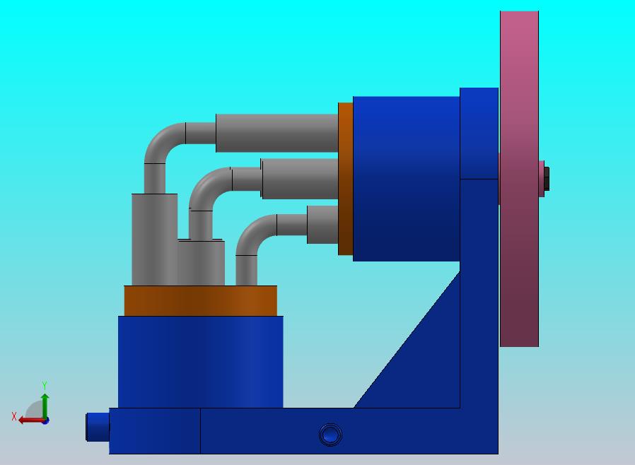 阿尔法斯特林发动机总成