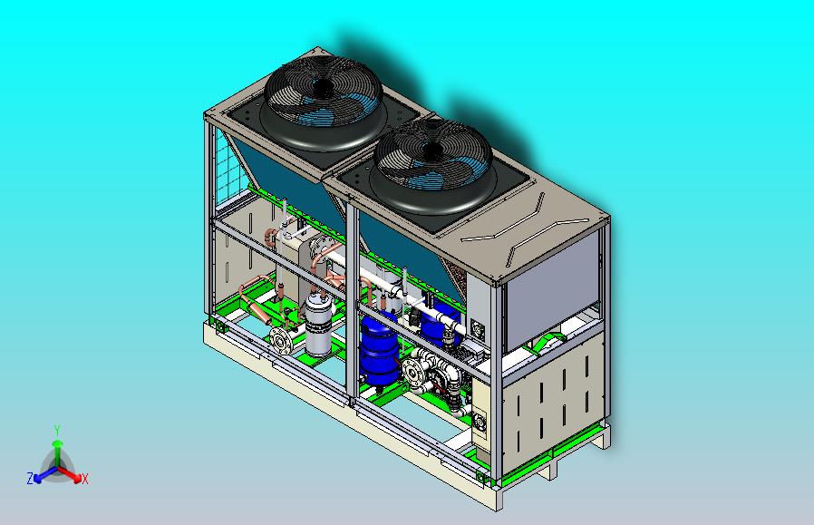 65kW带泵风冷冷水机