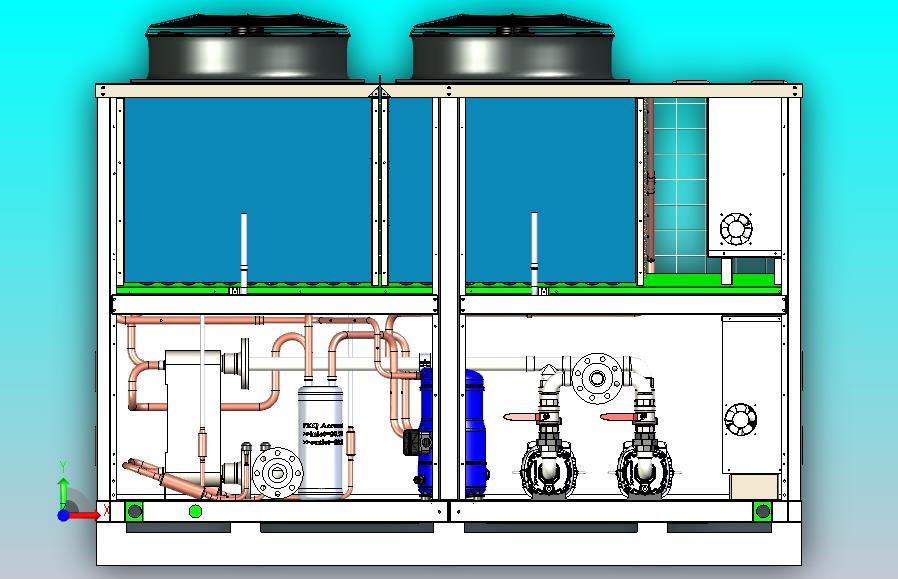 65kW带泵风冷冷水机