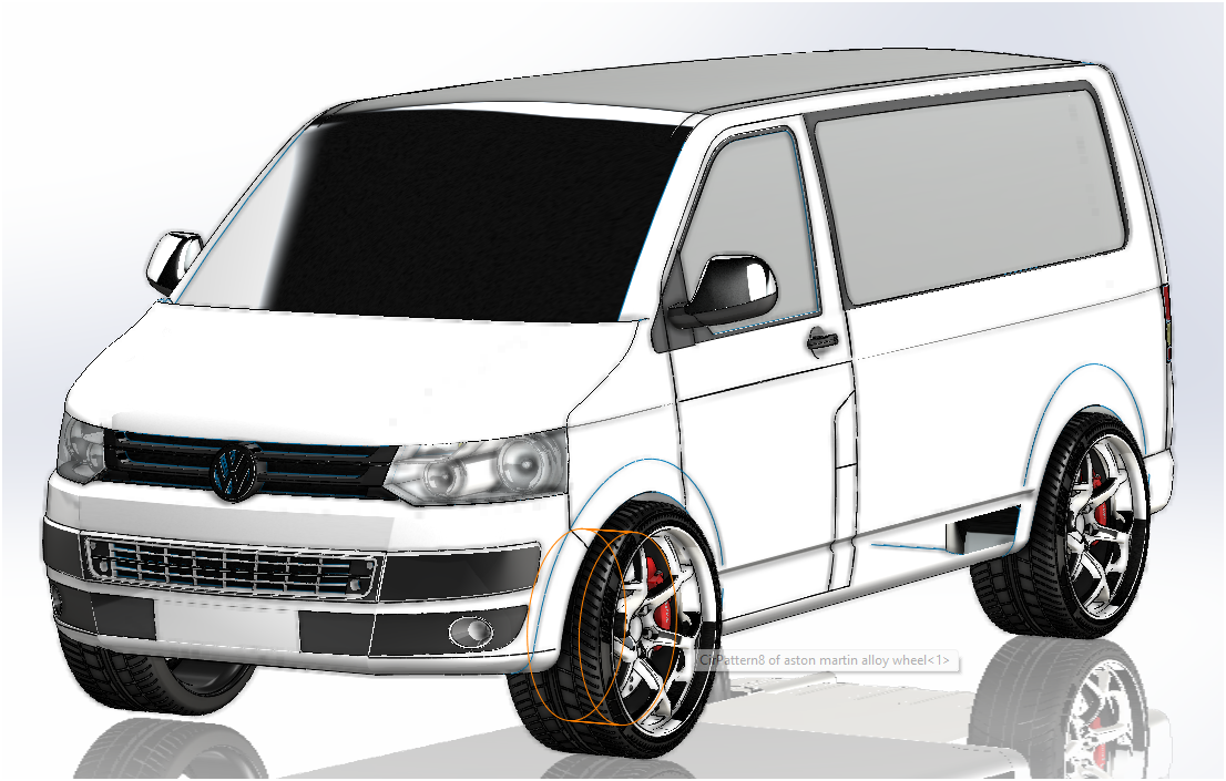 大众T5经典厢式汽车商旅车外形