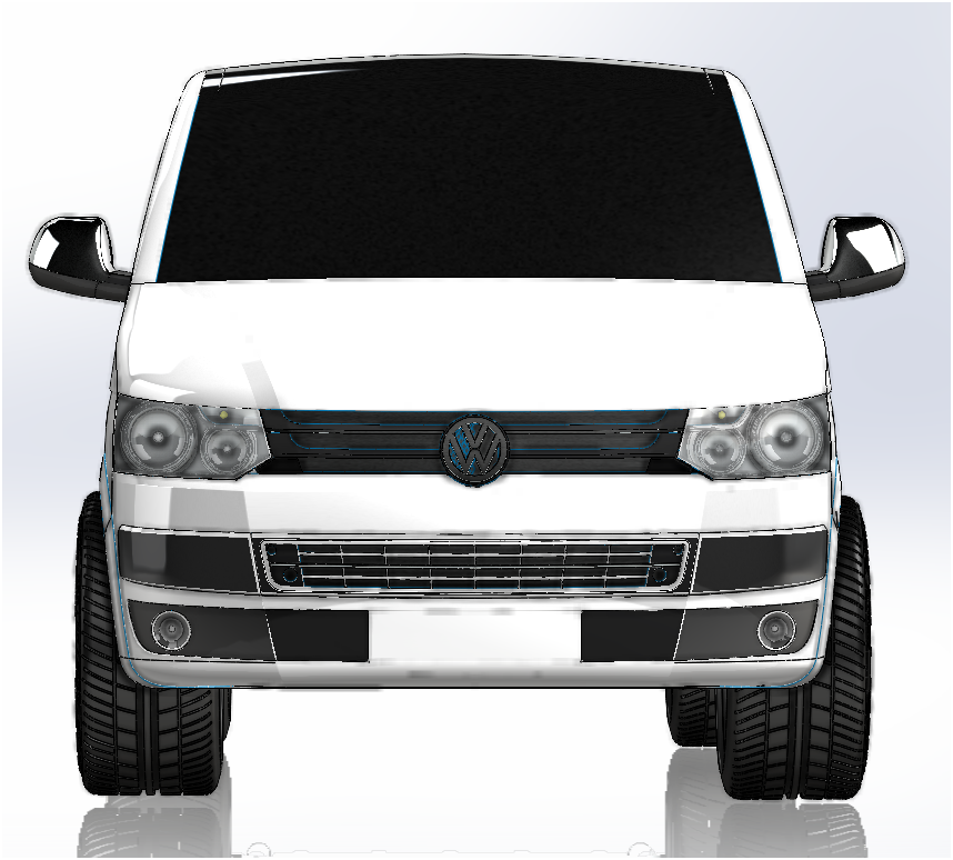 大众T5经典厢式汽车商旅车外形
