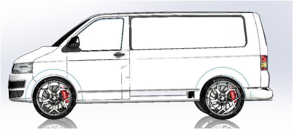 大众T5经典厢式汽车商旅车外形