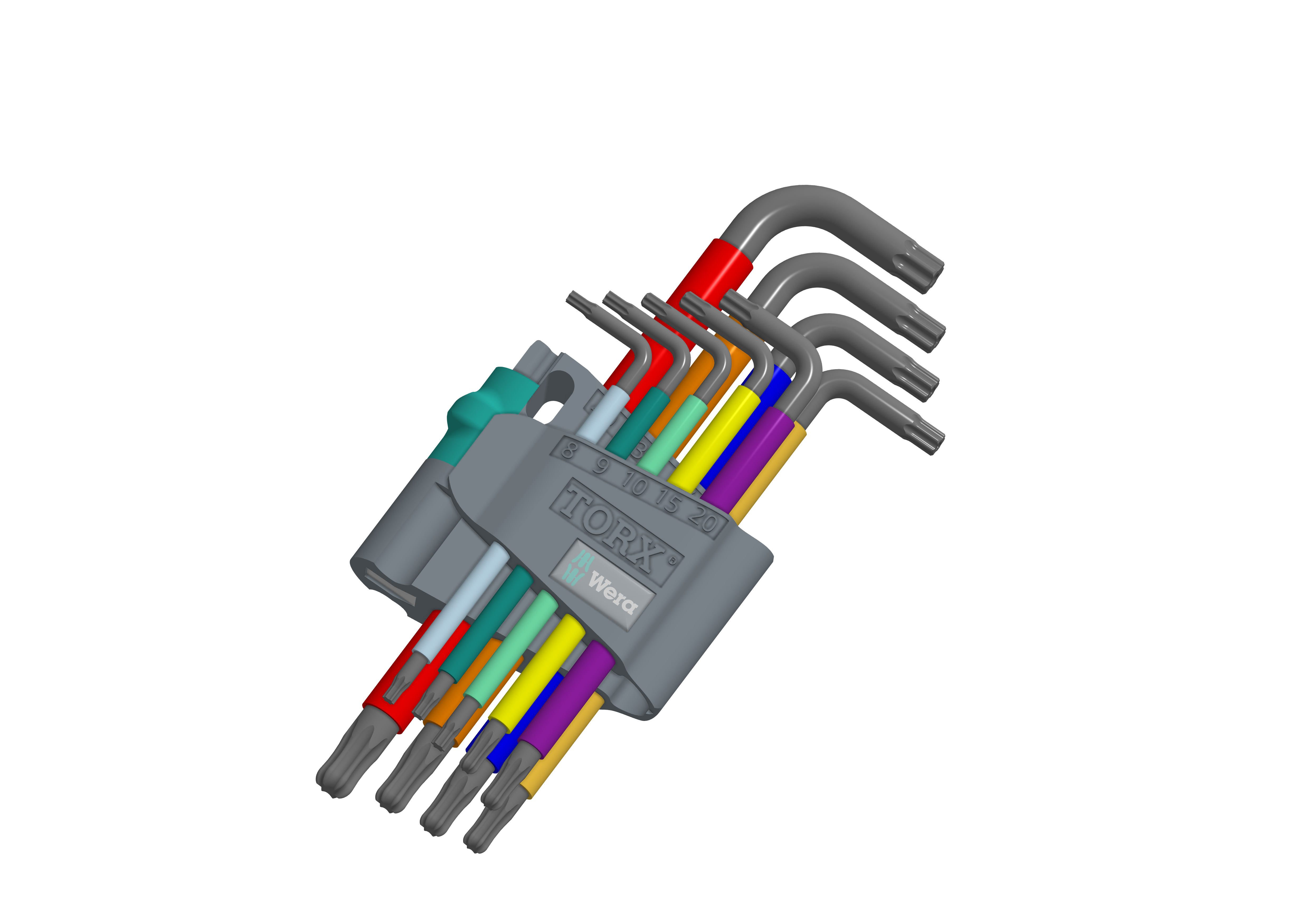 Wera 967-9TX BO多色1 L键组