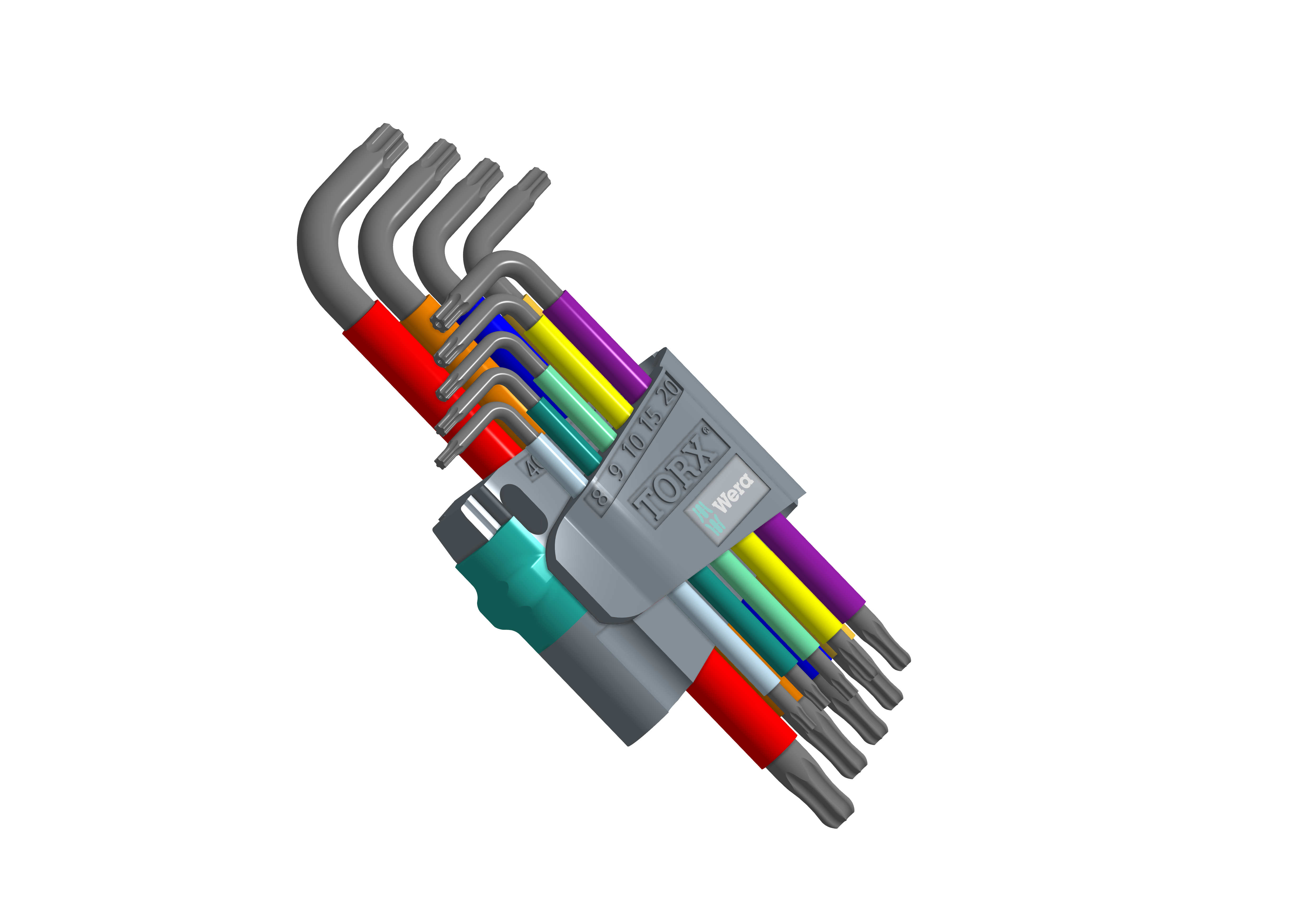Wera 967-9TX BO多色1 L键组