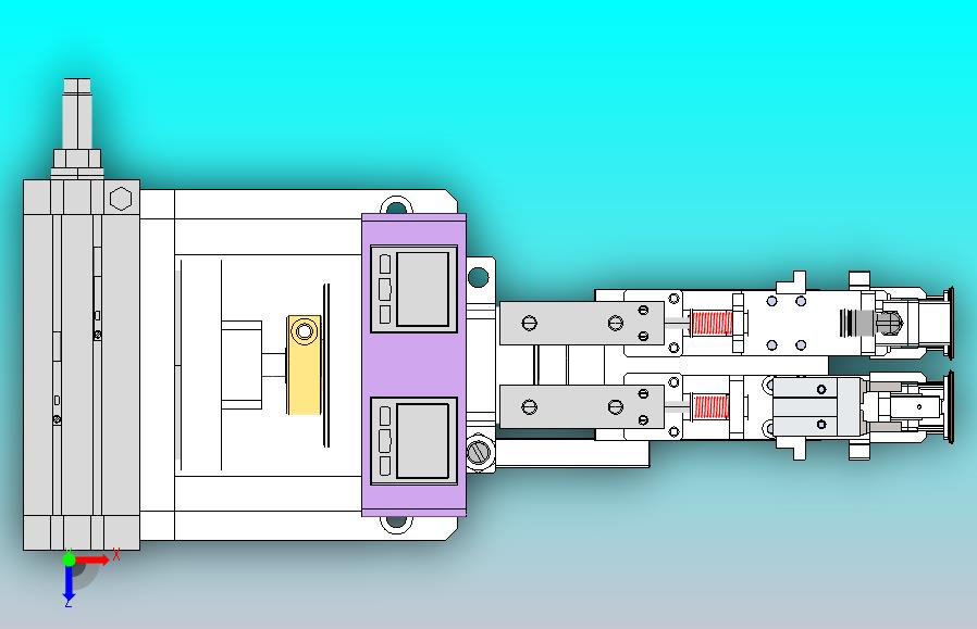 旋转夹吸一体机构