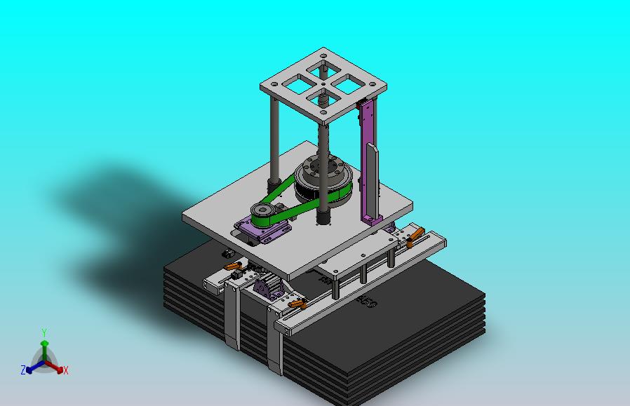 基于滚珠丝杠的升降取料机构