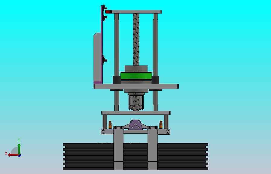 基于滚珠丝杠的升降取料机构