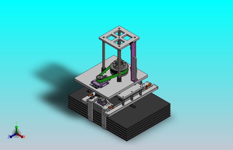 基于滚珠丝杠的升降取料机构