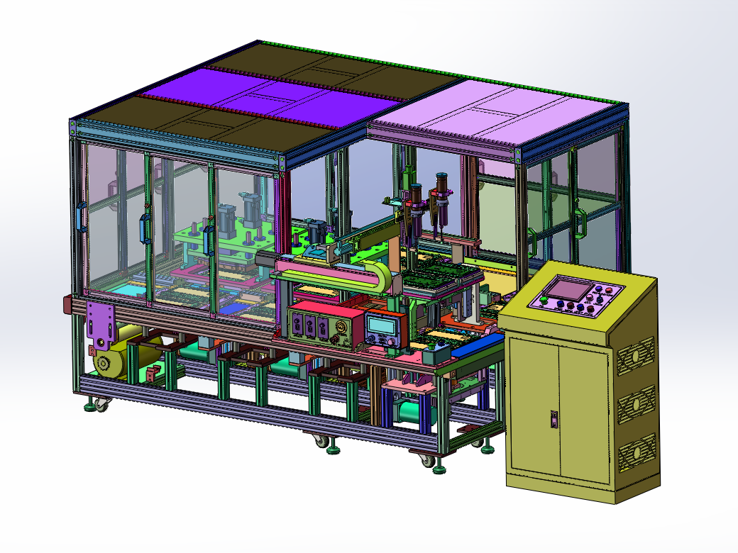 平板电脑后盖装配设备