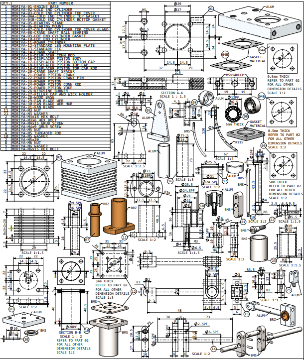 斯特林发动机动力