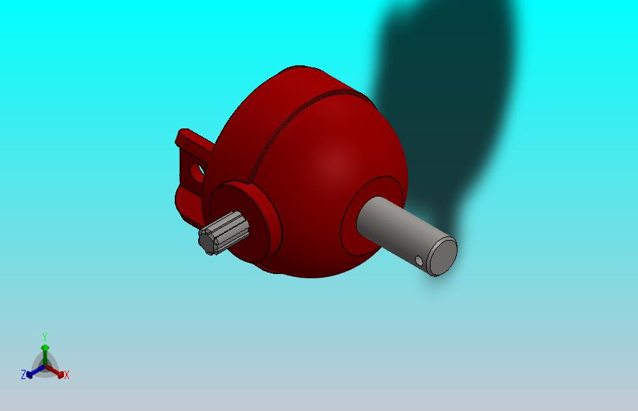 50 HP 后孔挖掘机齿轮