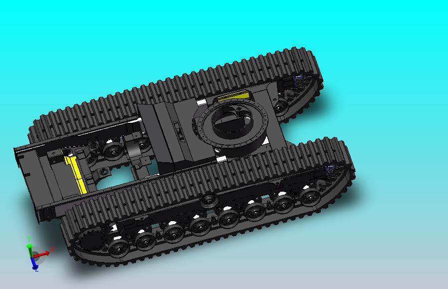 C50R-5BTV-01履带车底盘总装