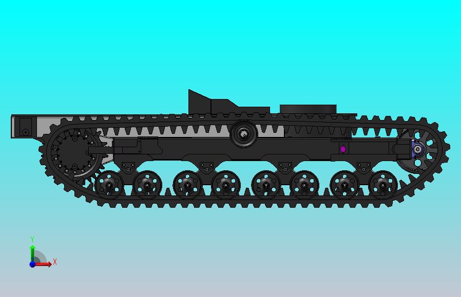 C50R-5BTV-01履带车底盘总装