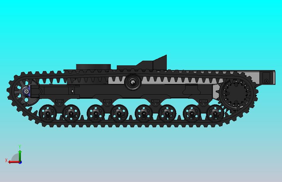 C50R-5BTV-01履带车底盘总装