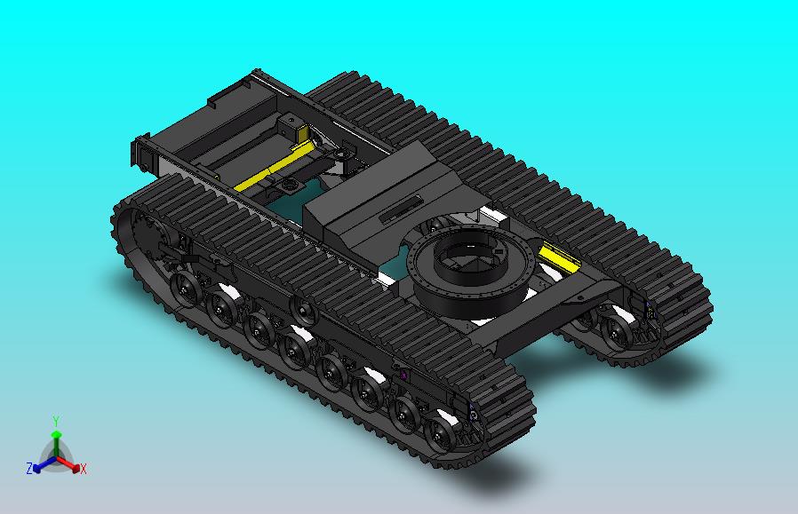 C50R-5BTV-01履带车底盘总装