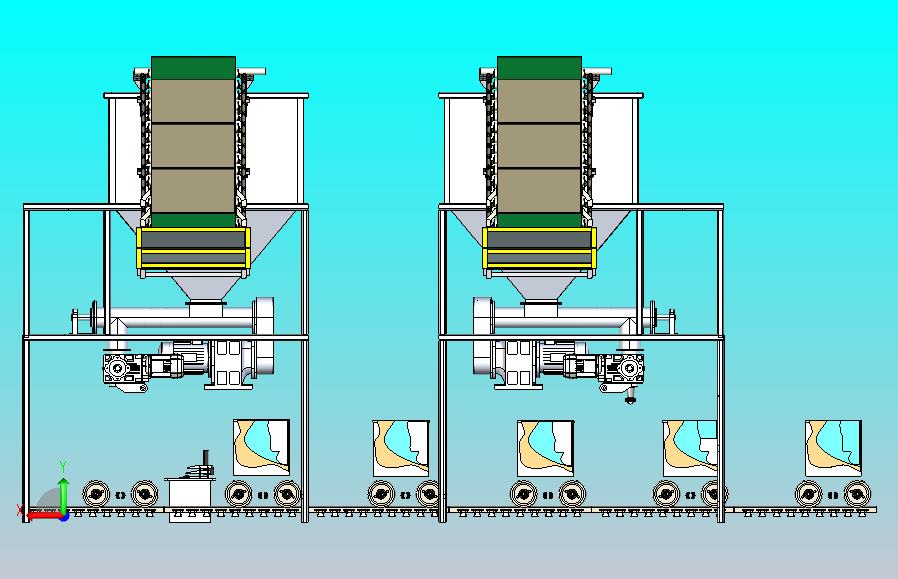 矿山原料输送与分装系统