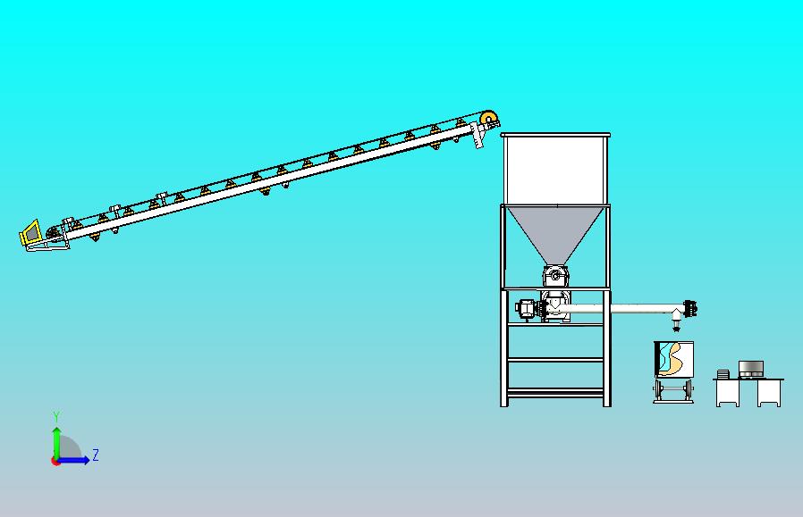 矿山原料输送与分装系统