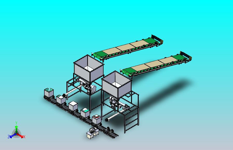矿山原料输送与分装系统