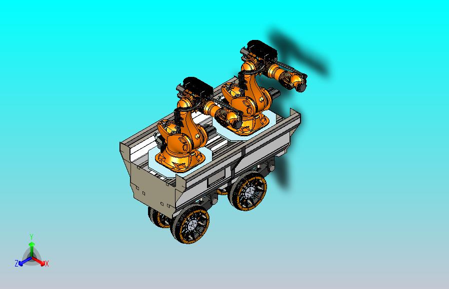 工业机器人移动作业平台