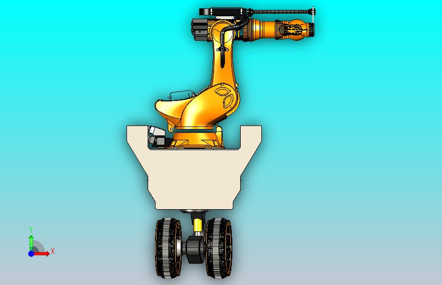 工业机器人移动作业平台