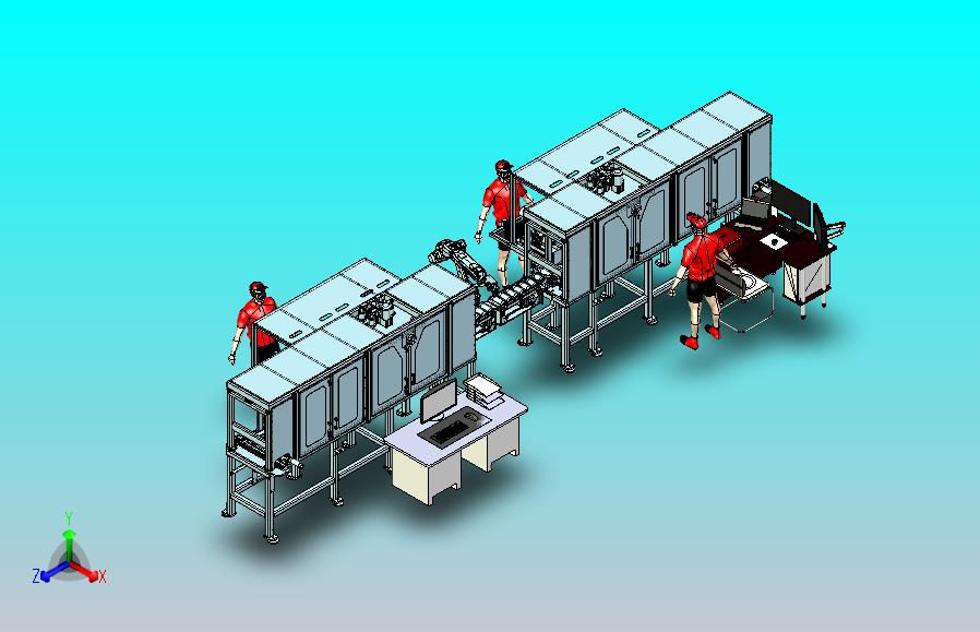 电子产品自动化检测生产线